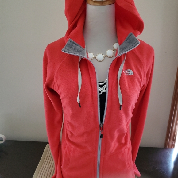 The North Face Tops - The North Face Full Zip Hooded Fleece Jacket Small